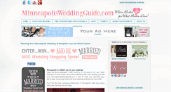 Desktop Screenshot of minneapolisweddingguide.com